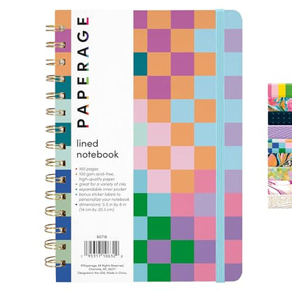 Lined Spiral Journal Notebook