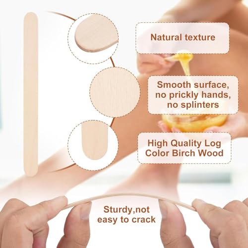 3000pcs 4.5" Wooden Craft Sticks (3000 Count)