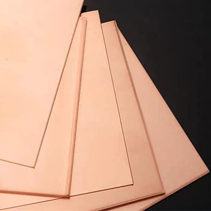4 Pcs 99.9% Pure Copper Sheet (4 Count)