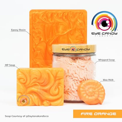Pigments Premium Orange Mica Powder (50 Gram)