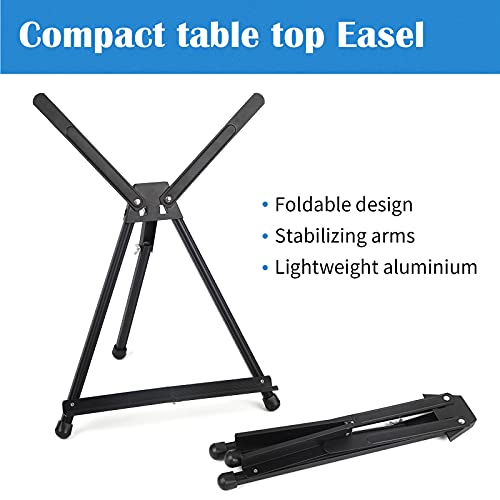 4 Pack 15" to 21" Tabletop Easel for Painting &Display