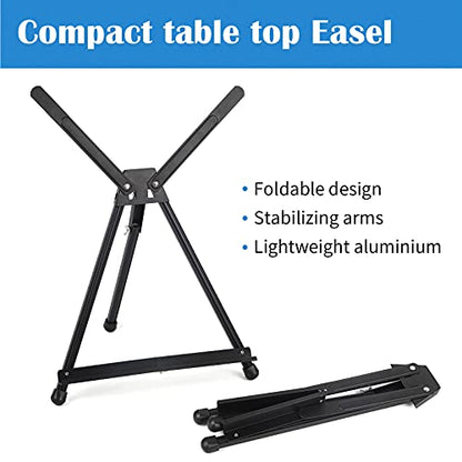 4 Pack 15" to 21" Tabletop Easel for Painting &Display