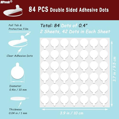 Strong Adhesive Dots Double Sided (84 Count)