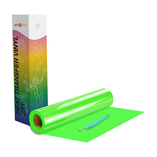 Heat Transfer Vinyl Neon Green HTV Rolls