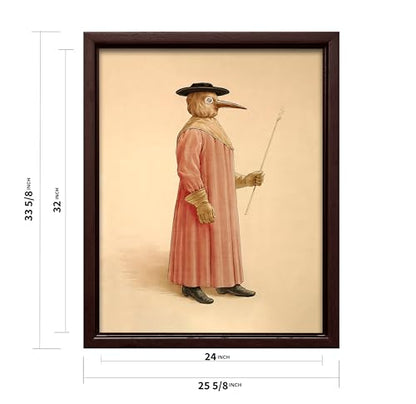 Vintage Plague Doctor Canvas