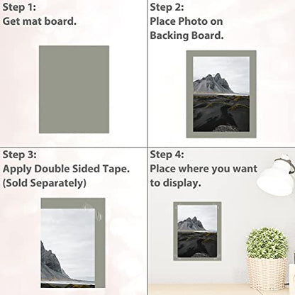 20 Pack 16x20 Uncut Photo Mat Matboards