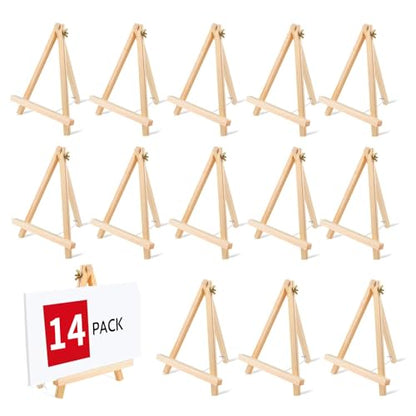 14 Pack 9 Inch Wood Easel (14 Count)