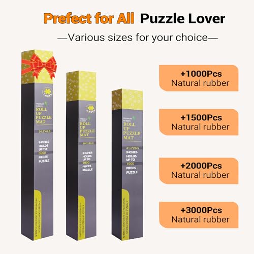 Extra Large Jigsaw Puzzle Mat Roll Up for 3000 Pieces