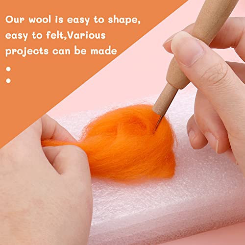 Wool Roving Bulk (8.8 Ounce)