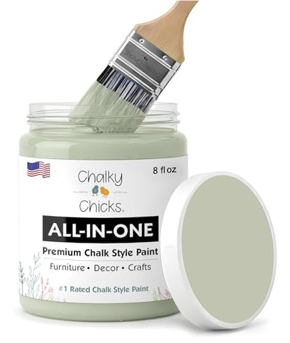 Mountain Green 8 Fl Oz Chalk Paint for Furniture All in One