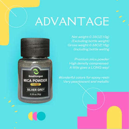 Mica Powder 72 Colors (720 grams)