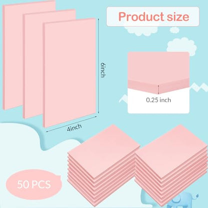 50 Pack Rubber Carving Blocks 4 x 6 Inch (50 Count)