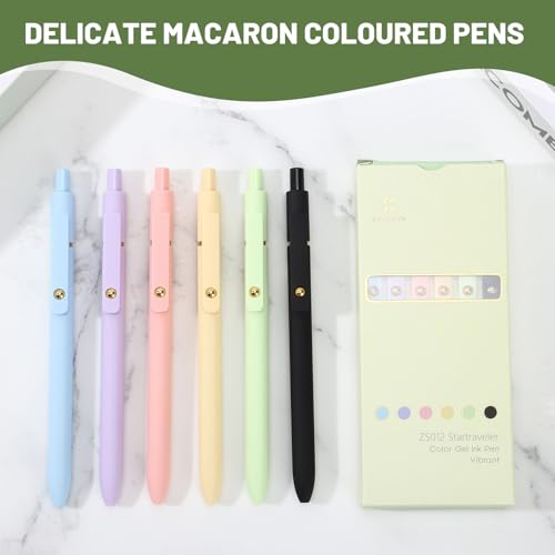 Colored Gel Pens Set (6 Count)
