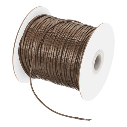 Waxed Cord 2mm Waxed Polyester Cord 98 Yard Wax String for Bracelet Making