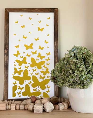 Stencils for Crafts Reusable Texture Stencils 8"x4" (18 Count)