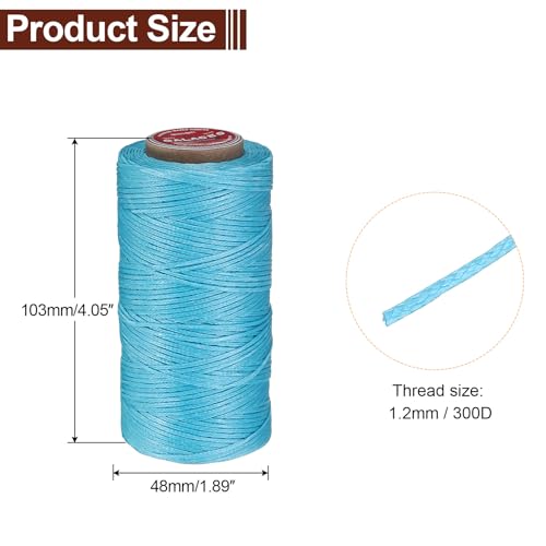 Flat Leather Sewing Waxed Thread