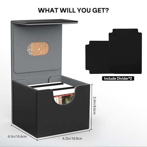 MTG Commander Deck Box Holds 110+ Double Sleeved Cards