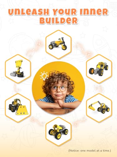 10 in 1 STEM Building Toys for Kids Ages 4 (112 Count)