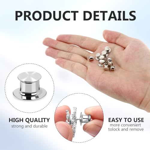 120 PCS Locking Pins Back and Backs Locking Pin (120 Count)