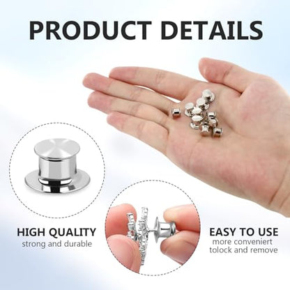 120 PCS Locking Pins Back and Backs Locking Pin (120 Count)