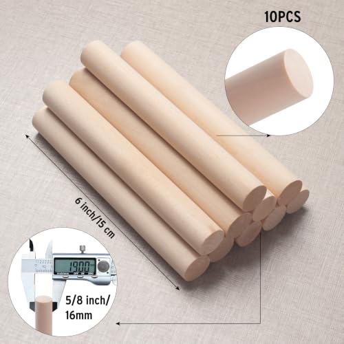 Wooden Dowels Wooden Sticks for Crafts 3