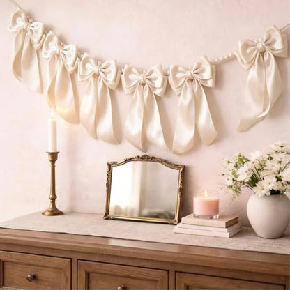 Nude Satin Ribbon 4 Inch x 10 Yards Double Faced