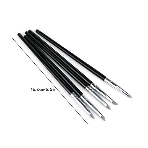 20Pcs Silicone Clay Sculpting Tool Clay Shaping Modeling Wipe Out Tools (20 Count)