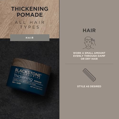 Men's Grooming Hair Thickening Pomade (4 Ounce)