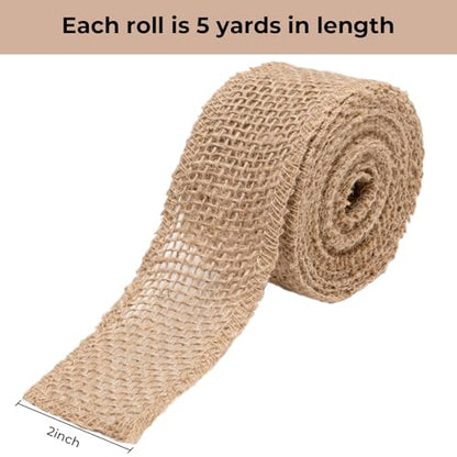Burlap Fabric Roll (2 Count)