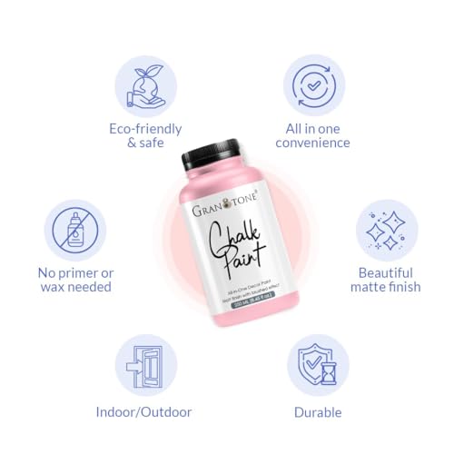 Chalk Paint for Furniture Rose Quartz 4.1 fl oz 120 ml (4.1 Fl Oz)