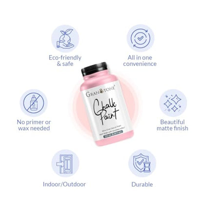 Chalk Paint for Furniture Rose Quartz 16 fl oz 500 ml (16 Fl Oz)