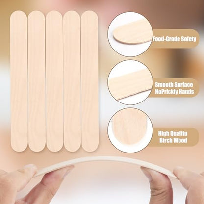 60 PCS Jumbo Popsicle Sticks