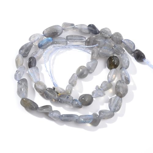 Labradorite Pebble Nugget Oval Free Tumbled Stone 6