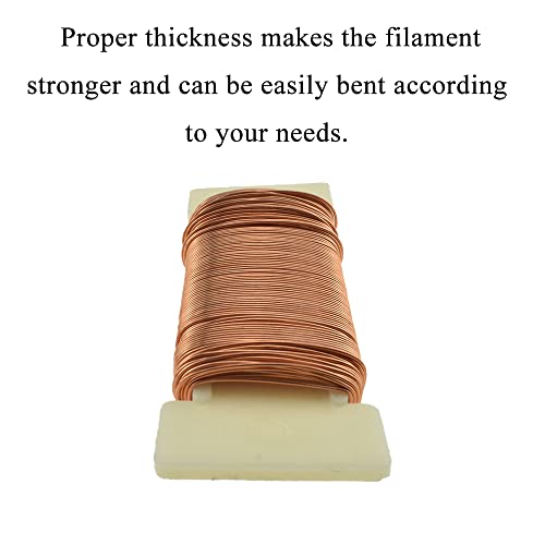 22Gauge Rose Gold Floral Wire