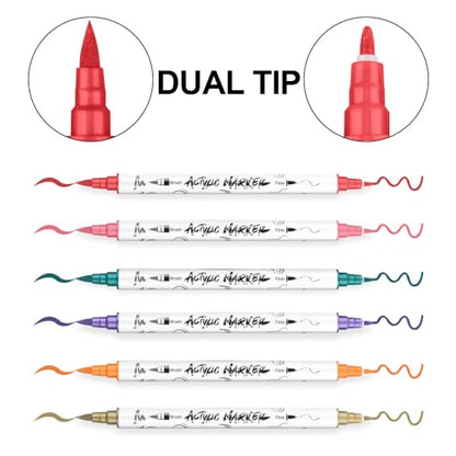 36 Colors Fine and Brush Dual (36 Count)
