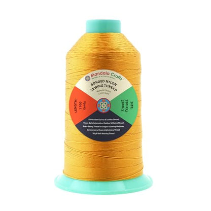 Size 92 280D T90 Gold Bonded Nylon Thread (3300 Foot)