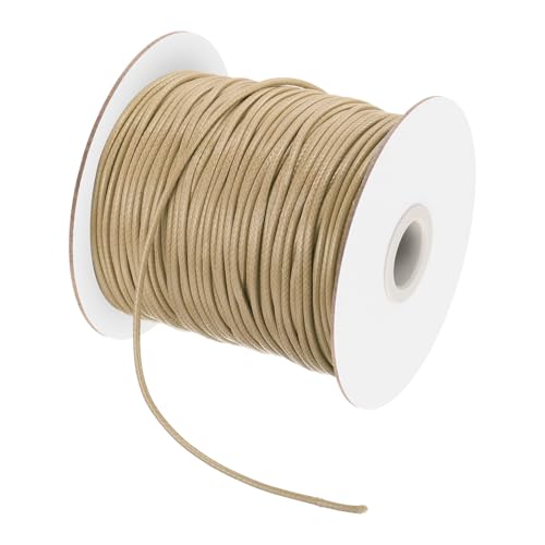 Waxed Cord 3mm Waxed Polyester Cord 44 Yard Wax String for Bracelet Making