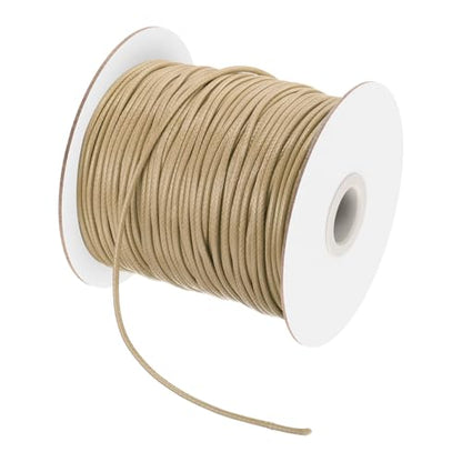 Waxed Cord 3mm Waxed Polyester Cord 44 Yard Wax String for Bracelet Making