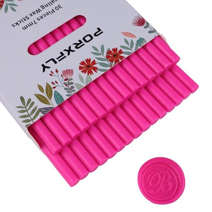 30 Pieces 7mm Sealing Wax Sticks for Glue Gun