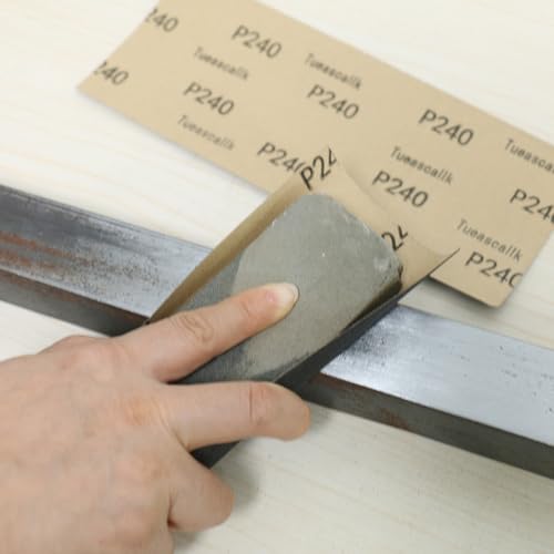 30Pcs 9 x 3.6 Inchs 240 Grit Wet and Dry Handmade Universal Sanding Sheets