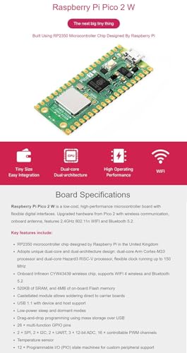 Raspbery Pi Pico 2 W Basic Kit