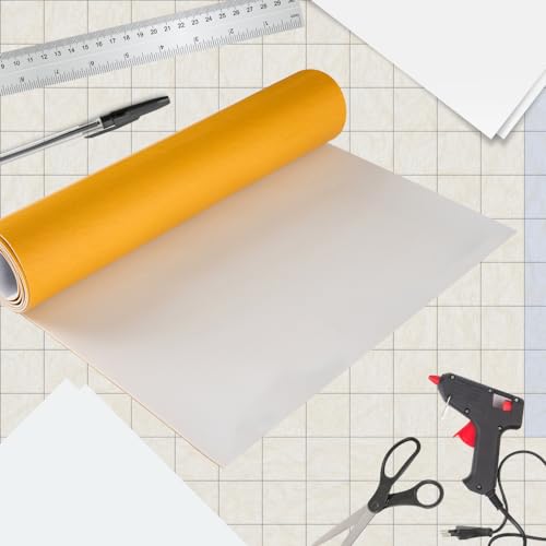 Premium High Density EVA Foam Sheet with Adhesive Backing 15” x 59” White Foam Mat (4.92 Foot)