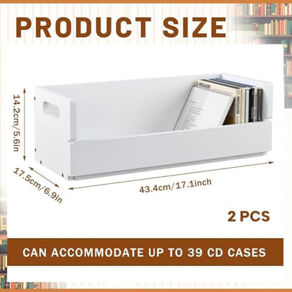 2 Set Wooden CD Storage Box (2 Count)