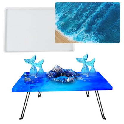 Large Silicone Molds for Epoxy Resin Table