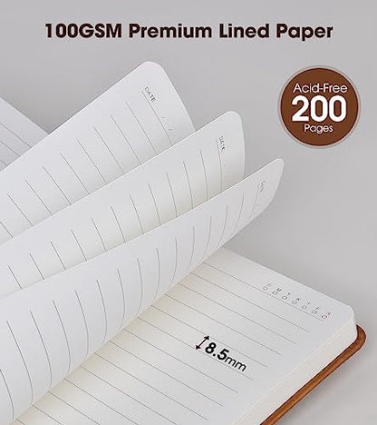 Lined Notebook with Pen