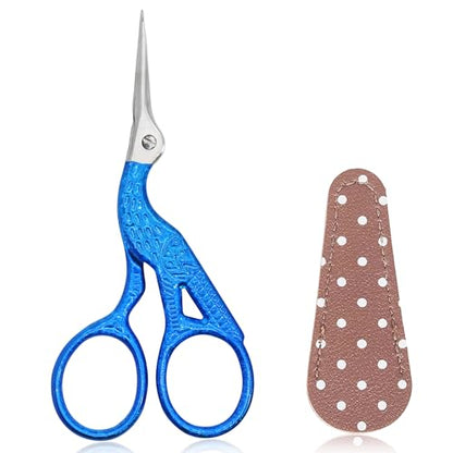 3.6" Vintage Stork Scissors