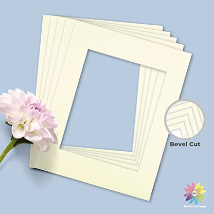 Mat Board Center 10 Pack 11x14 Photo Mats for 8x10 Picture (10 Count)
