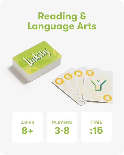 Linkity Engaging Vocabulary and Word Association Educational Game for Ages 8 & Up (81 Count)