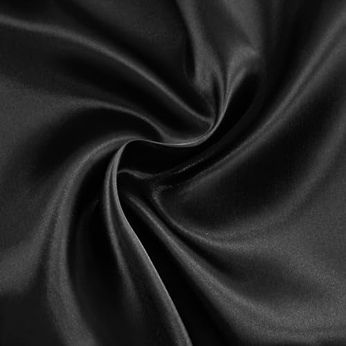 Black Satin Fabric