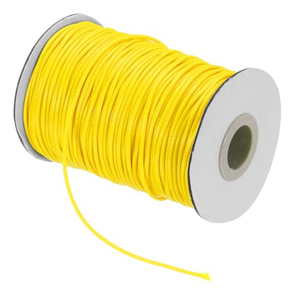 Waxed Cord 1.5mm Waxed Thread 87 Yard Wax String Leather Cord for Bracelet Making